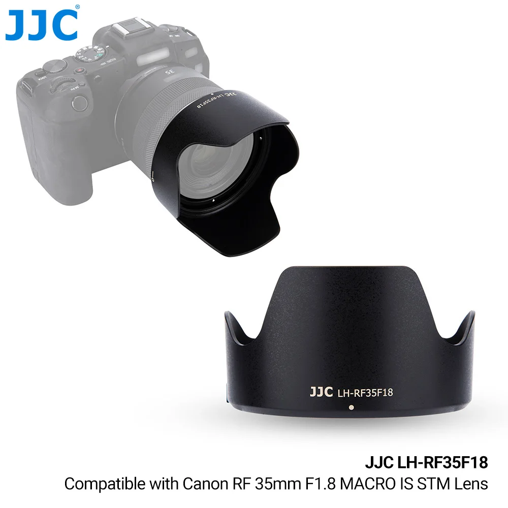 Jjc Omkeerbare Rf Mount Zonnekap Voor Canon Rf Lens Voor Canon Eos R Rp R3 R5 R6 R7 R10 camera Accessoires EW-65C ES-65B ET-74B