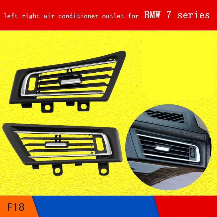 For BMW 7 series F02 Auto Accessories Left Right Car Styling Air Conditioning Vent frame cover Stickers trim Air outlet panel