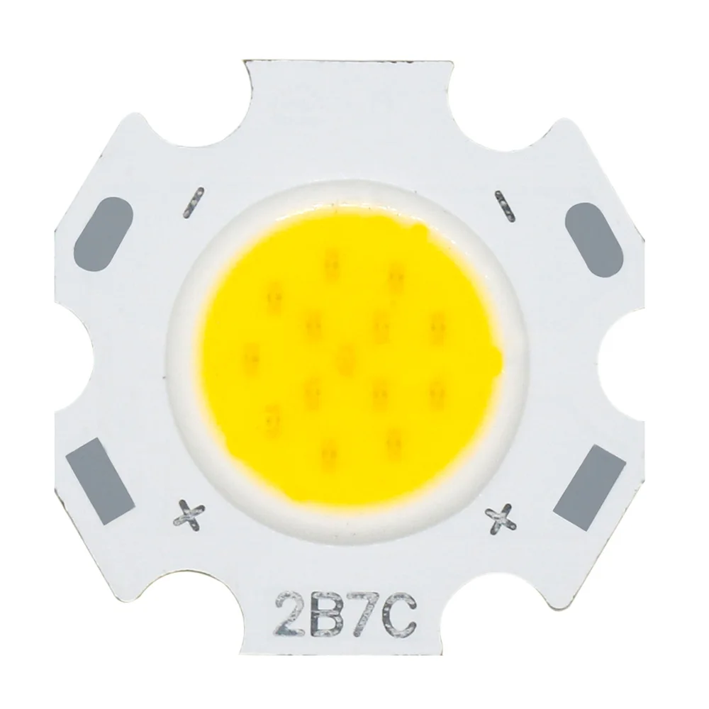 10pcs 3W 5W 7W 10W LED Source Chip High Power LED COB Side 11mm or 20mm Light Bulb Light Lamp Spotlight Down light Lamps White