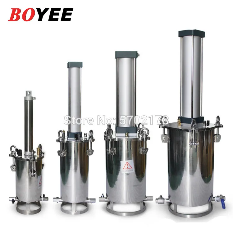 20L Cylinder piston pressure tank dispensing piston for high viscosity glue silicone PU glue dispensing pressure tank