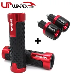 Fit For  AN200 AN250 AN400 AN650 Burgman AN 125 250 400 650 Motorcycle Accessories Handlebar Hand Grips Handle Bar Ends Cap