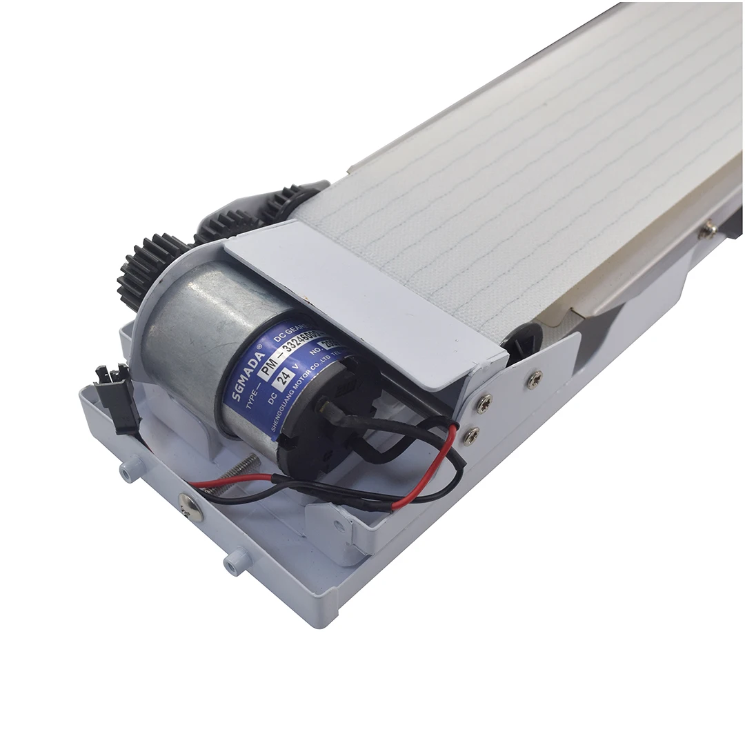 550mm Belt Conveyor Kits Photoelectric Sensor Switch Automatic Control 24V Power Supply with Speed Regulator for Vending Machine