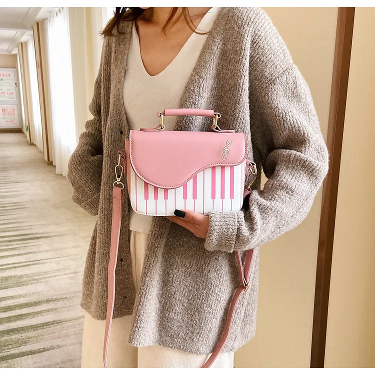 Cute Piano Shaped  Purses and Handbag Shoulder Bag for Women Novelty Girls Crossbody Bag Female Party Clutch Kawaii Small Purse