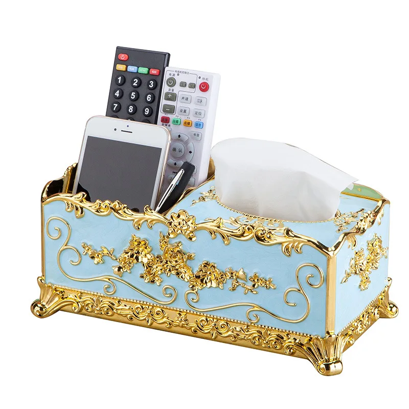 Kitchen Desktop Multifunctional Tissue Box TV Remote Control-Mobile Phone-Storage Box for Cards, Lipstick, Nail Polish, etc.2021