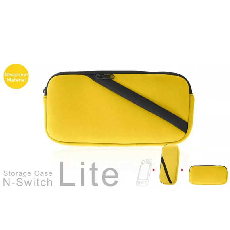 Storage Bag Game Case for Nintend Switch Lite Console and Accessories Neoprene Portable Pouch Travel Shell Cover For Switch Mini