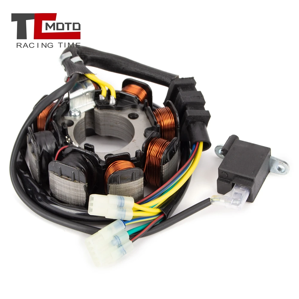 Motorcycle Engine Generator Stator Coil For Honda TRX200A TRX200D FourTrax 200 TRX 200 A/D 31120-HF1-000 31120-HF1-004