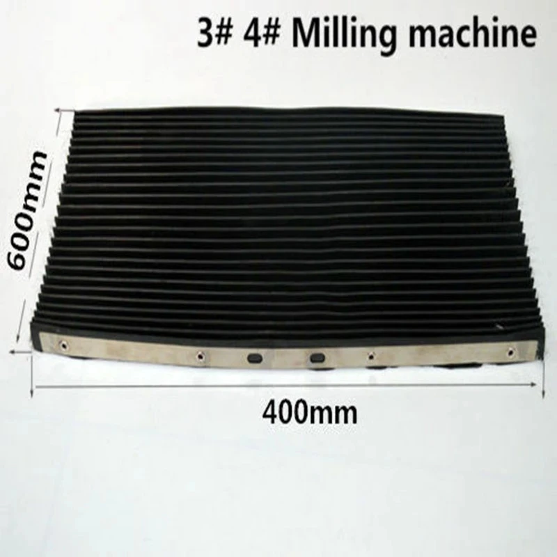 Torno Cnc Fresagem Parte da Máquina Acordeão tipo Maneira Moinho Tampa de Borracha 400*600 1pc Best Selling