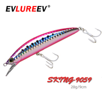 Long Shot 9cm 30g Shallow Diving Wobblers Minnow Jerkbait Fishing Lure Crankbait Fake Bait for Fishing Carp Striped Bass Pesca