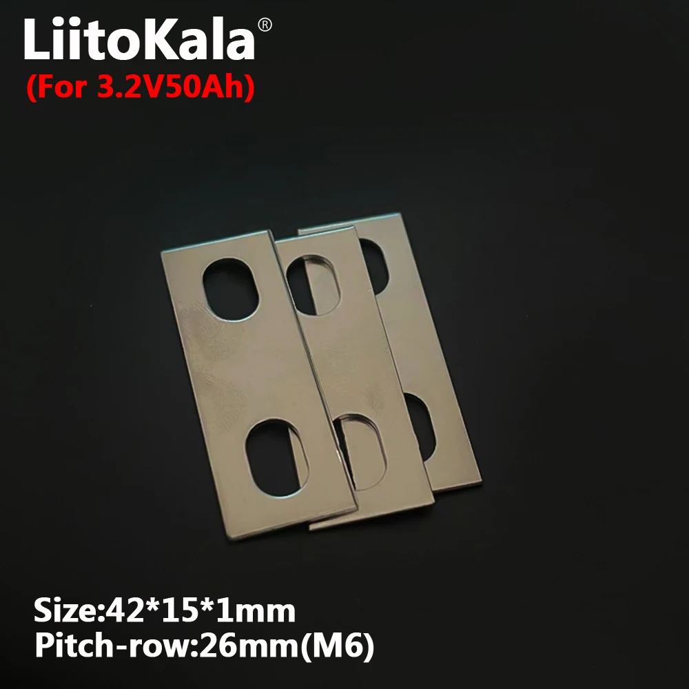 Copper BusBars Connector for LiitoKala 3.2V 50Ah lifepo4 Battery Assemble for 36V E-Bike and Uninterrupted Power Supply 12V 