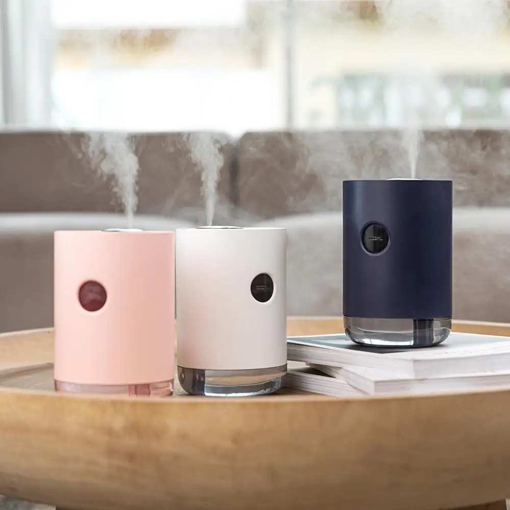 Home Air Humidifier 1L 3000mAh Portable Wireless USB Aroma Water Mist Diffuser Battery Life Show Aromatherapy Humidificador