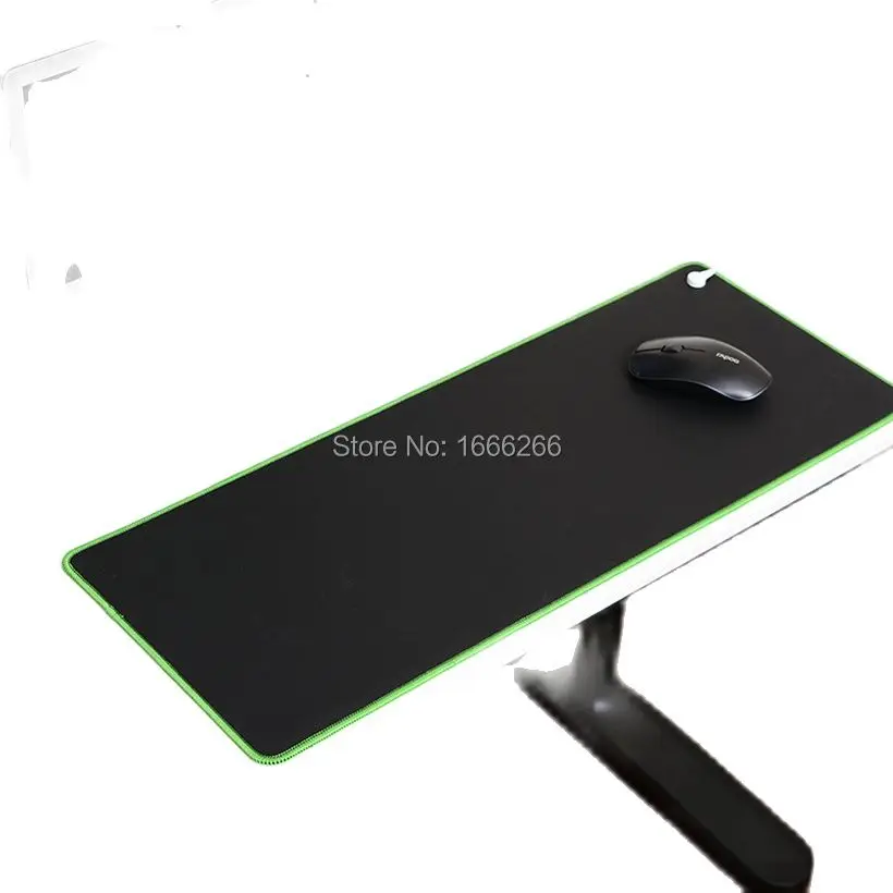 Grounding mouse mat rubber anti slip, leather material, 23x25cm black