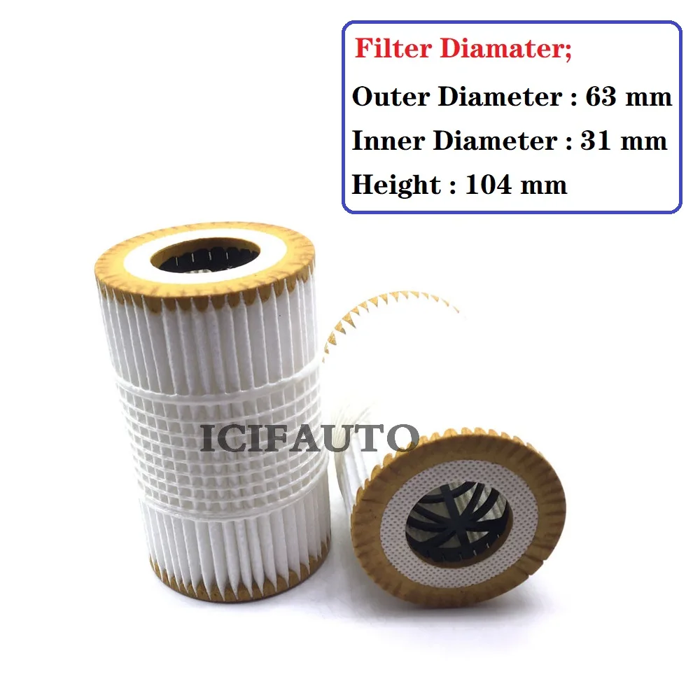 3 x Engine Oil Filter for Audi A5 S5 A6 A7 A8 Q7 3.0T HU7035, 06E115466B / 06E115466E / 06E115562H / 06E115562B / 06E115562E