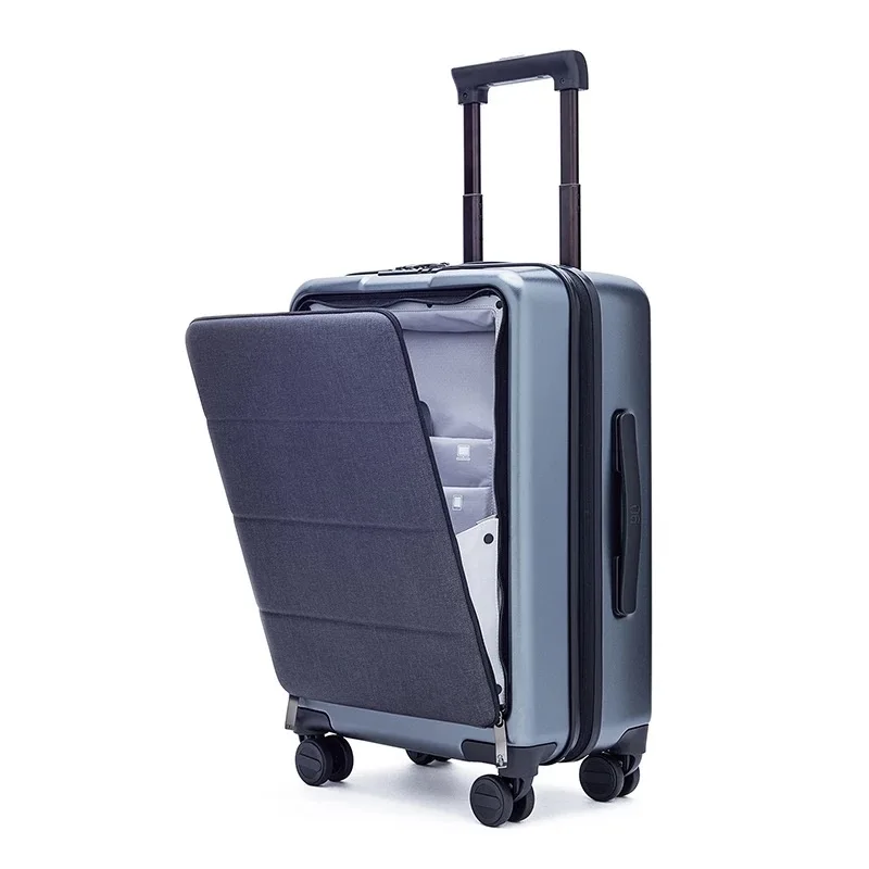 Business Carry On Brand 20 inch travel luggage boarding case universal wheel high quality trolley suitcase password lock box