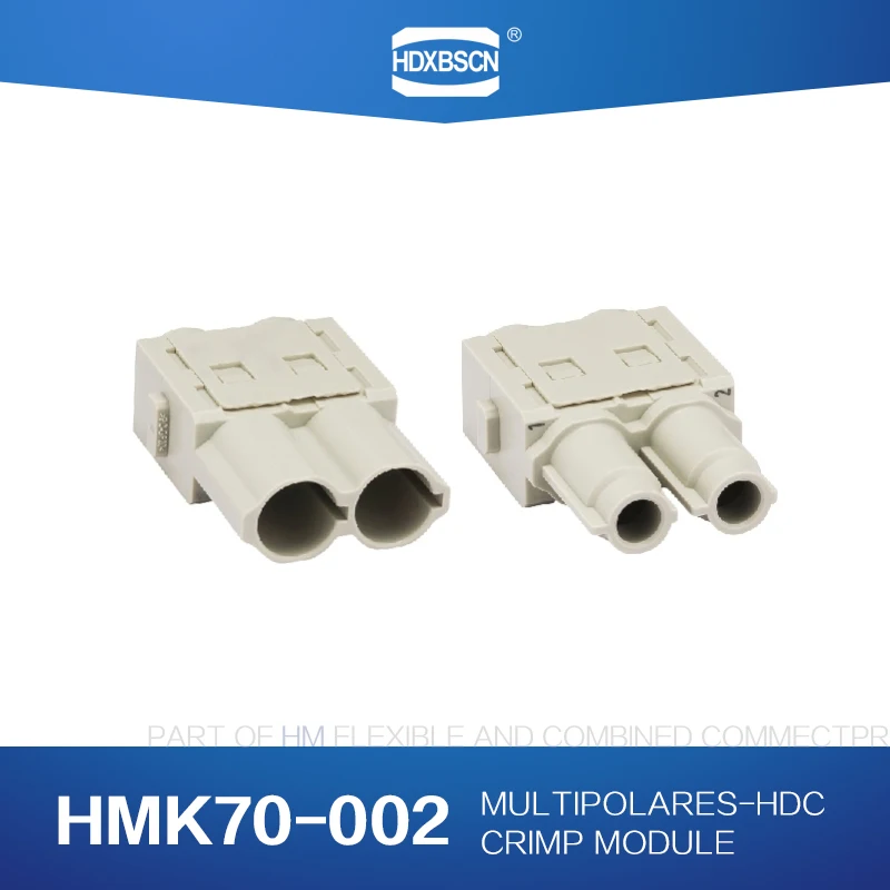 SOCKETS MULTIPOLARES-HDC SOCKETS RECTANGULAR HMK70-002 HEAVY DUTY CONNECTOR HARTING