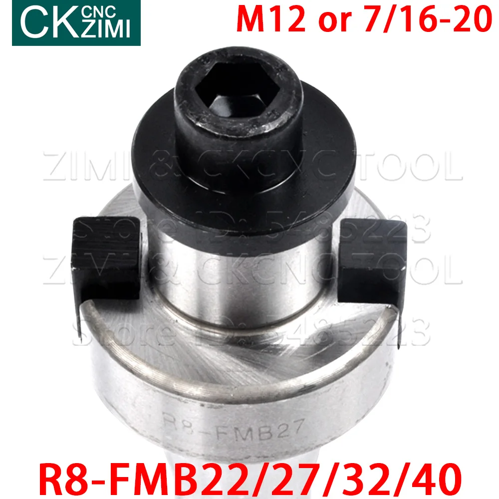 R8 FMB22 FMB27 FMB32 FMB40 M12 7/16 R8 FMB Xay Dụng Cụ Cắt Giá Đỡ Mặt Xay Cắt Vỏ Nối Dài Máy lắc Chân
