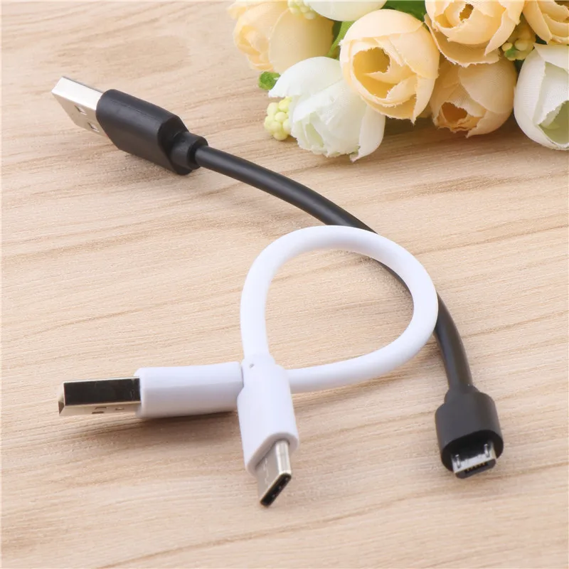 Type C Micro USB Cable 15cm Short Fast Charging For Samsung Xiaomi Huawei Android Phone Sync Data Cord USB Adapter Cable