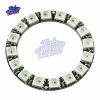 400hz DC 5V WS2812B Individually Addressable Pixel Ring 8 16 24 35 45 LEDs WS2812 Built-in IC 5050 RGB LED Ring Module Led Strip