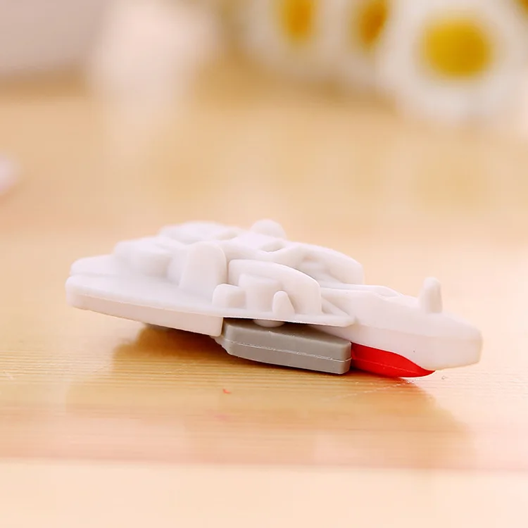 1Pc Creative Cartoon Vechter Modellering Gum Gum Student Briefpapier Leveringen Groothandel