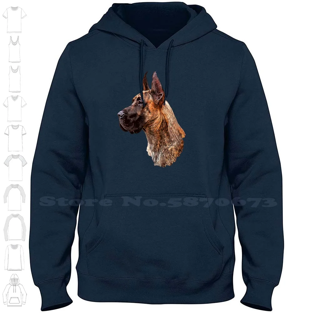 Great Dane Stunning Dog! Long Sleeve Hoodie Sweatshirt Great Dane Great Danes Brindle Great Dane Fawn Great Dane Great Dane