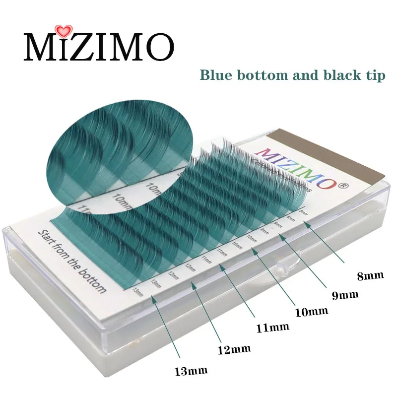 The New Makeup Eyelash Color Grafting Eyelash 8-13mm Mixed Multi-color Mixed Eyelash Extension Tool