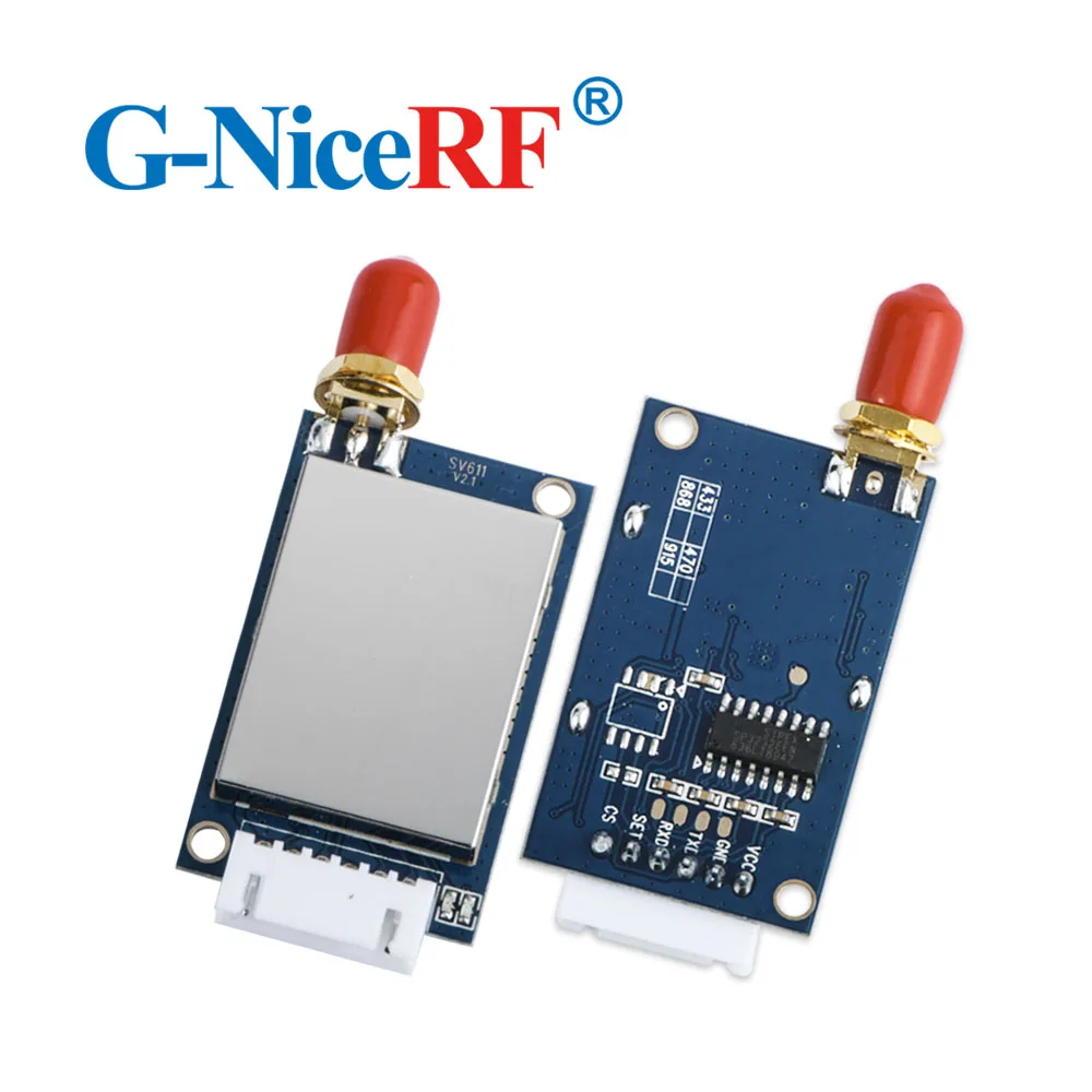 

SV611-868MHz TTL Interface| High Sensitivity -121dBm | Si4432 GFSK RF transceiver module(Not including Antenna)