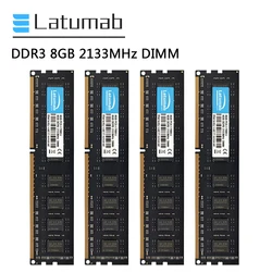 Latumab-Memoria de escritorio DDR3, 16GB(2x8GB), 8GB, 4GB, 1333, 1600, 1866, 2133, 2400MHz, PC3-14900, 240 pines, DIMM, 1,5 V