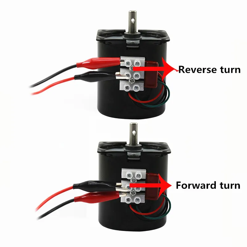 60KTYZ Centric Shaft AC Synchronous Motor 220V14W Gear High Torque Low Speed Permanent Magnet Two-way Motor