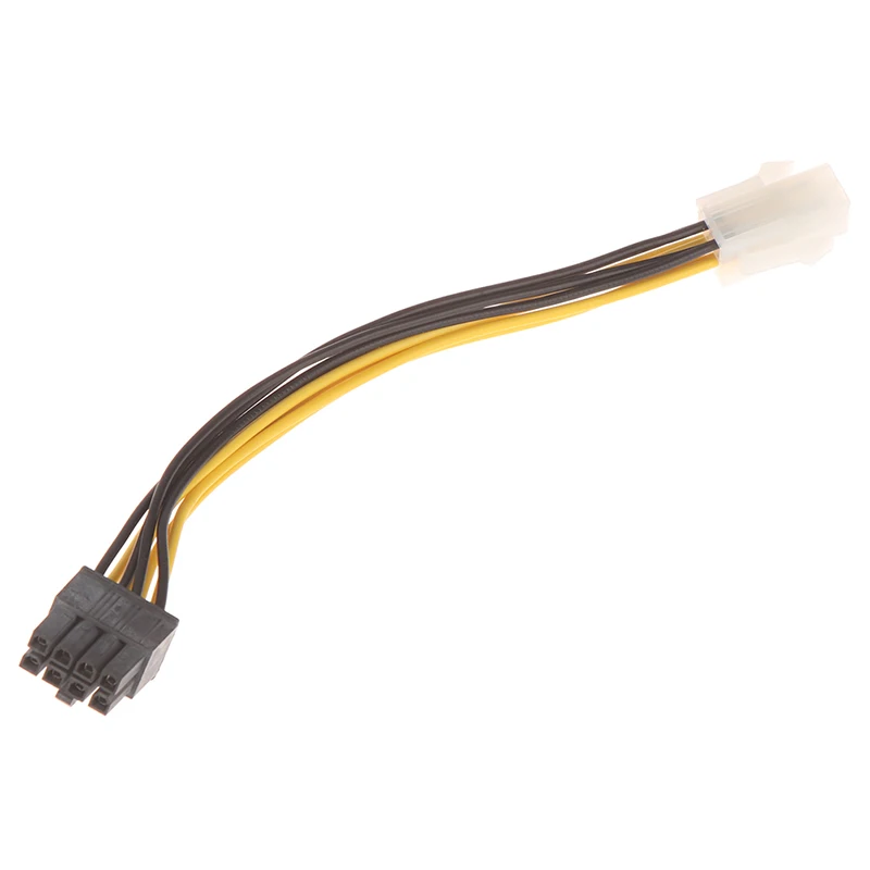 5Pcs 15Cm Atx 4 Pin Female Naar 8 Pin Male Eps Power Cable Adapter Cpu Power Connector