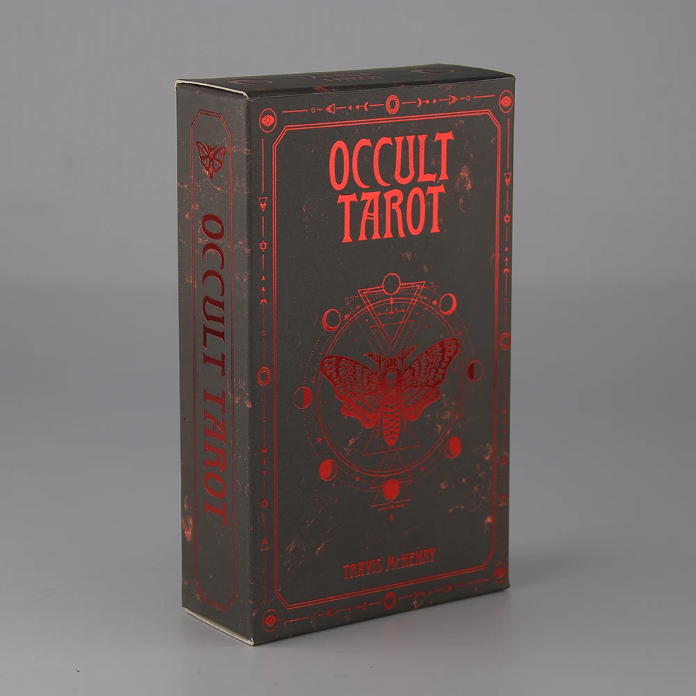 Occult Tarot 78 Divination Cards Set Deck Oracle Card Family Party Playing Cards Board Solomonic Ancient Magickal Grimoires