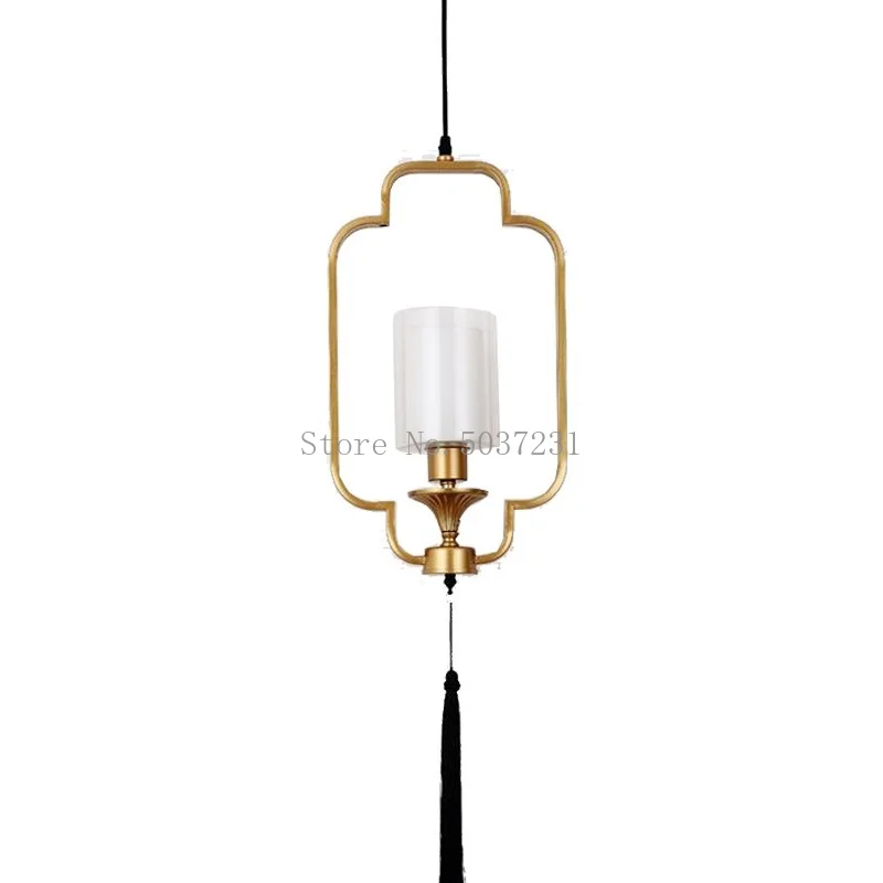 Nowe chińskie małe lampy wiszące Tassel Led lampa nowoczesna prosta restauracja/Bar Teahouse Home Decor Lustre wisząca oprawa oświetleniowa