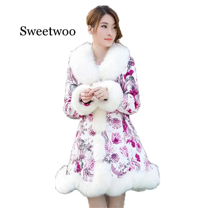 

Faux fur coat Winter women S-3XL European and American long sleeve white red blue yellow fashion Faux fur jacket