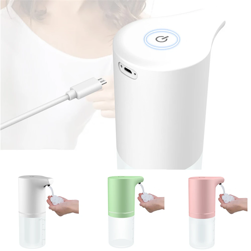 USB Charging Automatic Soap Dispenser Smart Sensor Foam Dispenser Auto Induction Liquid Soap Dispensers Touchless Hand Washer