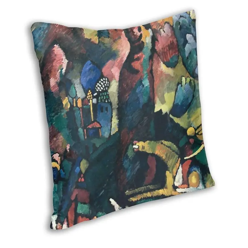 Soft Wassily Kandinsky Throw Pillow Case Home Decor Custom Picture with an Archer Cushion Cover 45x45cm Pillowcover for Sofa