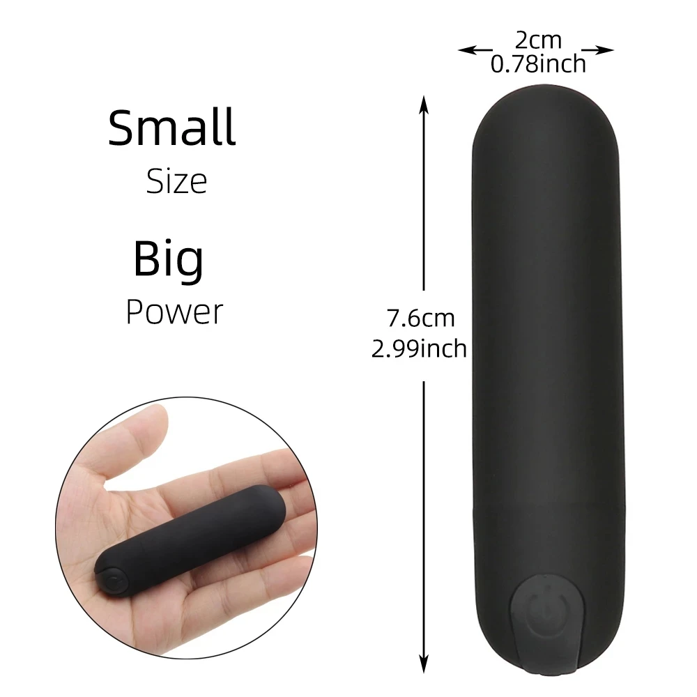 G-Spot Bullet Vibrators for Women Discreet Portable Sex Toys Small Powerful Bullets Vibrator Mini waterproof Clitoral Stimulator