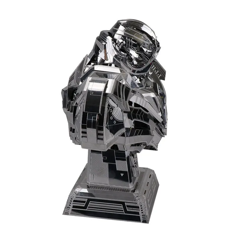 Art Model 3D Metal Puzzle Villain Bust Robot Model kits DIY Laser Cut Assemble Jigsaw Toy Desktop decoration GIFT For Children