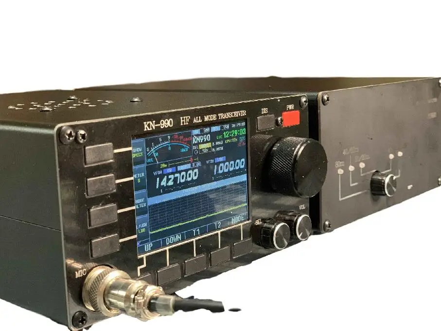 Imagem -02 - Radioamador Amador Transceptor Espectro 100w Amplificador de Potência Todos os Modos 0.130mhz Ssb cw am fm e Digital If-dsp Kn-990 ou Kp990 hf