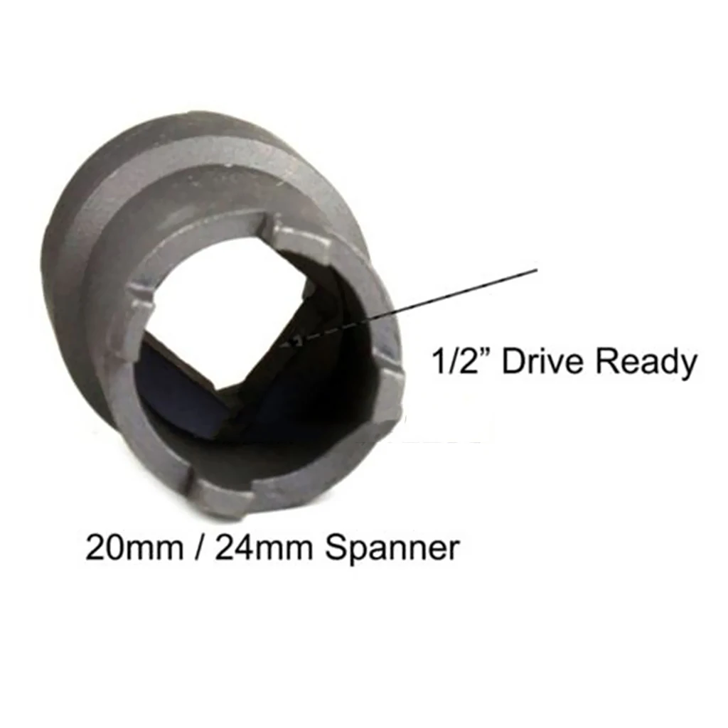 20mm-24mm Castle Nut Engine Motor Mount Lock Nut 4 pin Spanner Socket Tool For Kawasaki Honda Gl Ca Cb Cl Ct Sl & Xr Xl ATV