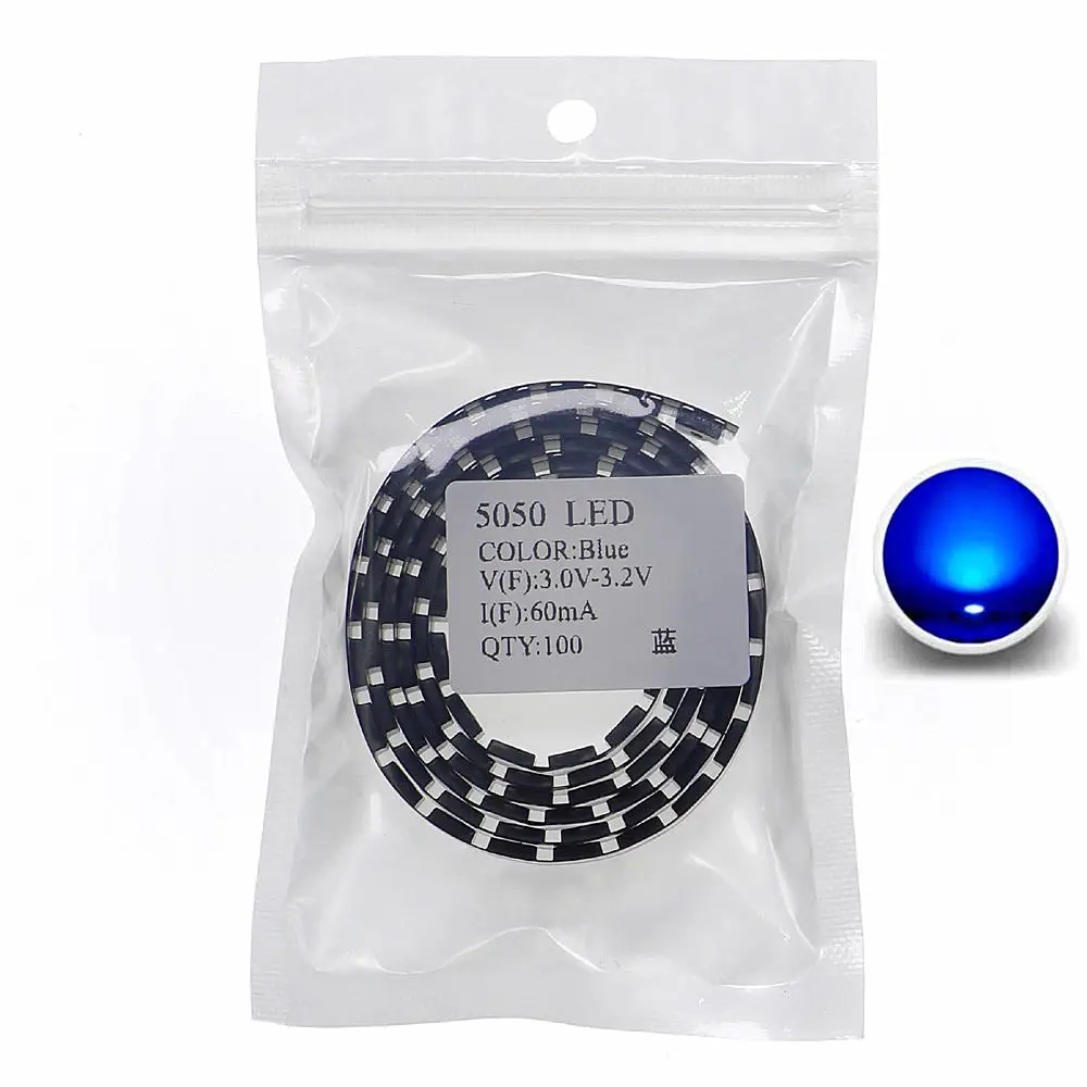 5050 (2020) SMD LED Emitting Diode Lamp Chip Warm Cool White rosso verde blu giallo arancione UV Pink SMT Light Beads