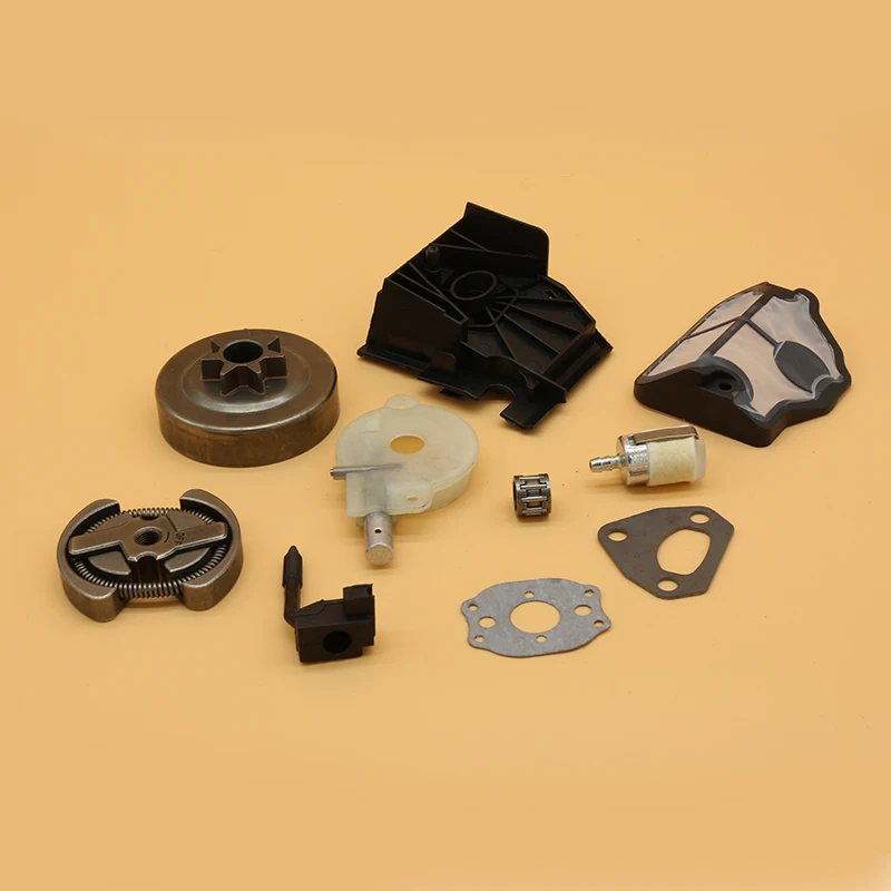 325/7กลองกลองน้ำมันกรองอากาศปั๊มคาร์บูเรเตอร์อะแดปเตอร์ฐานสำหรับ HUSQVARNA 142 141 137 136 36 41 Chainsaw อะไหล่
