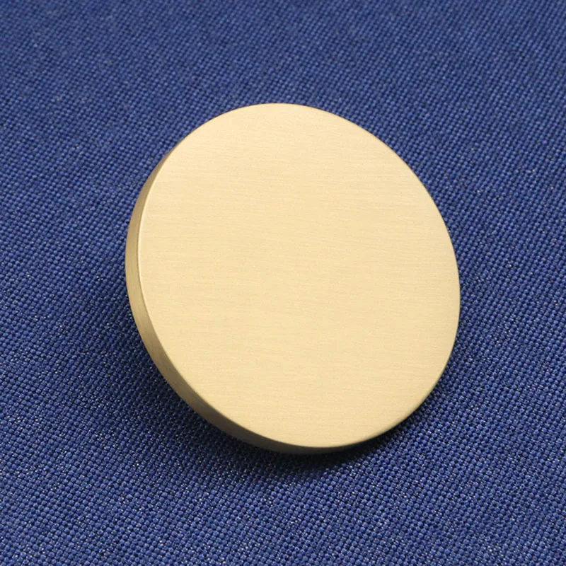 5pcs Brass Cabinet Knobs Round Kitchen Cabinet Handles 20/25/28/32/44/49mm Drawer Pulls Wardrobe Knob Furniture Door Hardware