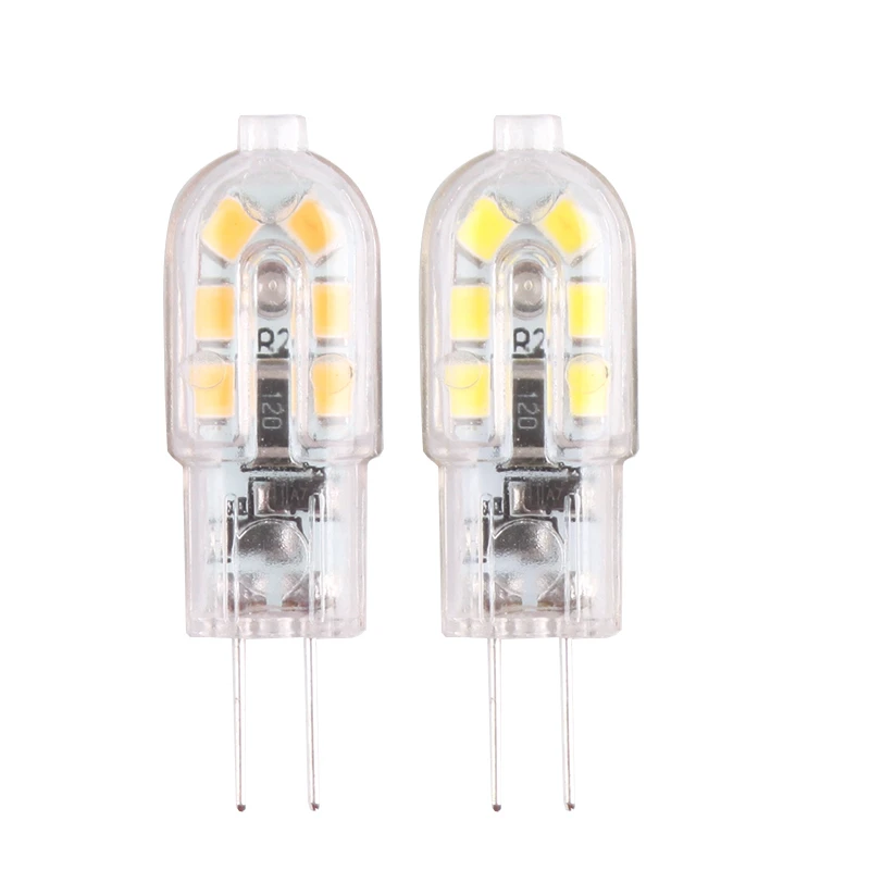 2Pc G4 12V 2835 SMD Bulb Silicone Crystal Lamp 220V 3W Dimmable COB LED Light Canbus High Quality Super Bright Soft Energy Save