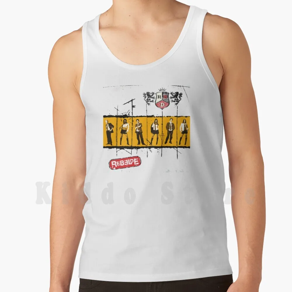 Rbd Rebelde Tank Tops Vest 100% Cotton Rbd Rebelde Live Concert Anahi Dulce Maria Maite Perroni Christian Chavez Poncho