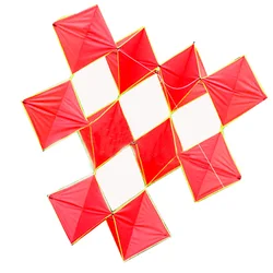 Outdoor Fun Sports 3D Red Diamond kite Good Flying