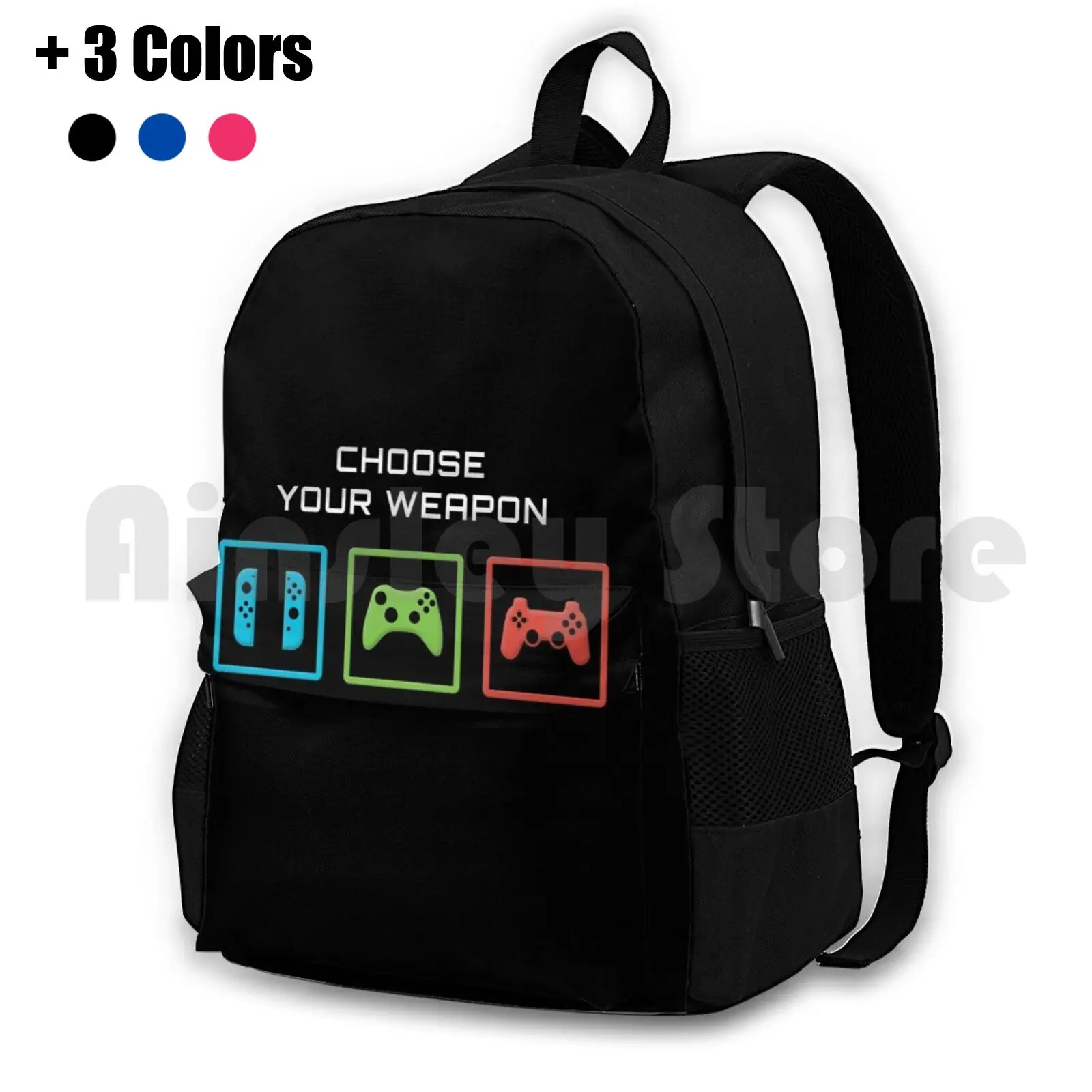 Choose Your Weapon Outdoor Hiking Backpack Riding Climbing Sports Bag Choose Your Weapon Choose Your Weapon Game Games Gaming