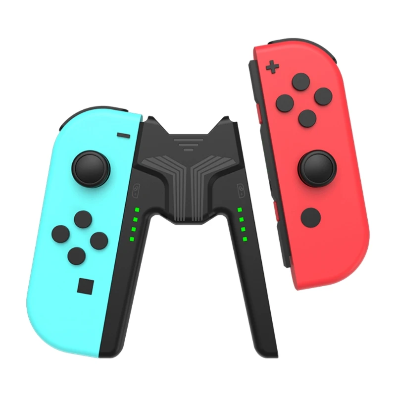 Controller Left & Right Charging Grip V-Shaped Wireless Game Handle Compatible with Switch Joy-con,Charge While Play