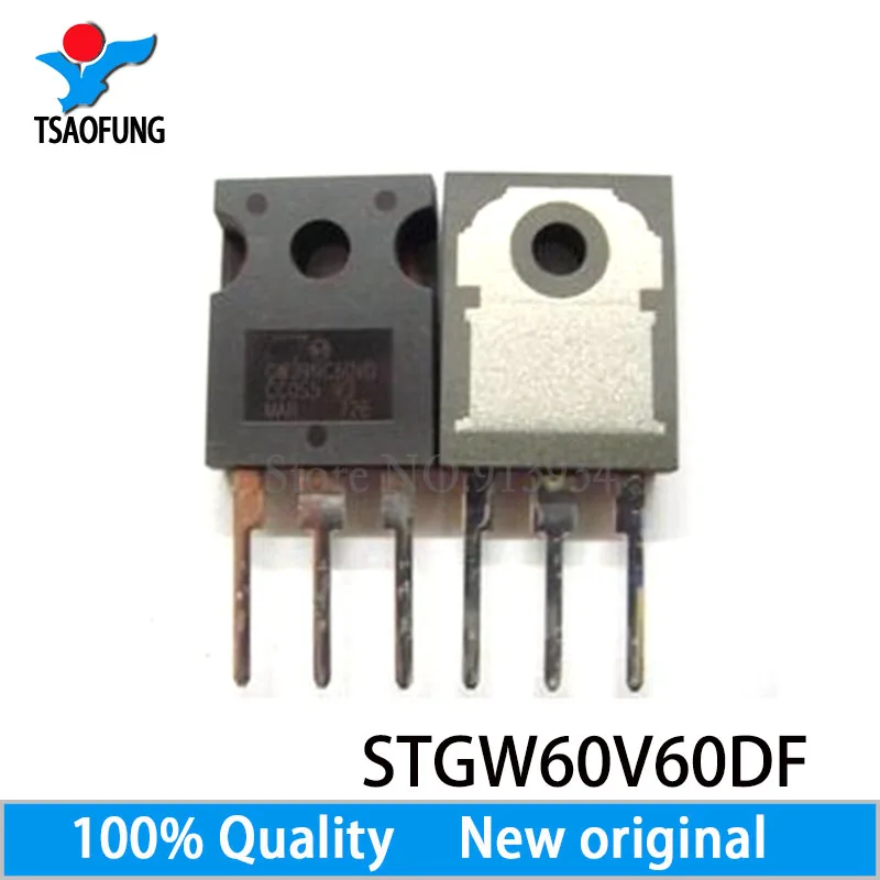 

5pieces GW60V60DF STGW60V60DF STGW60V60 TO-247 IGBT 600V 60A MOSFET New