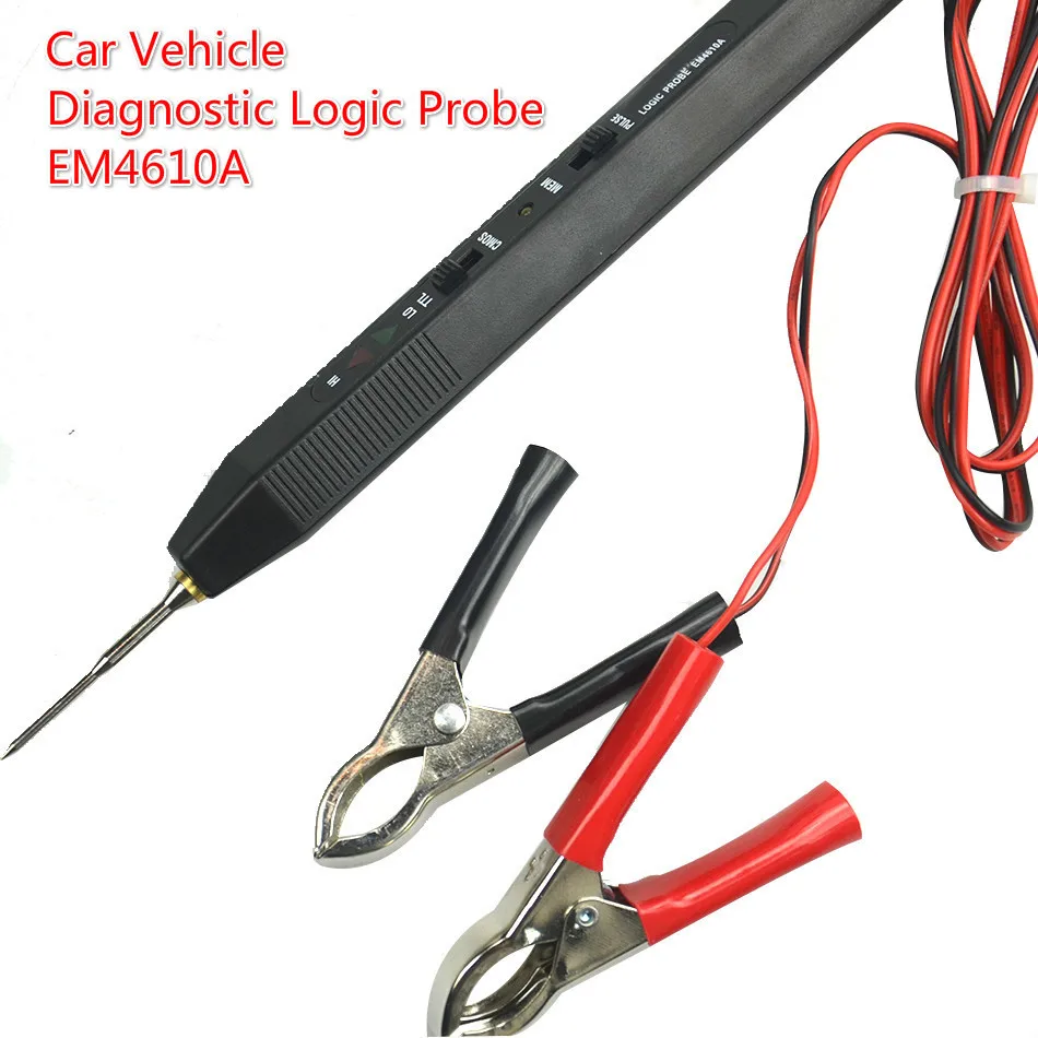 EM4610A Vehicle Diagnostic Logic Probe Automotive Malfunction Electrical Detector Car Trouble Shooting Repair Tools