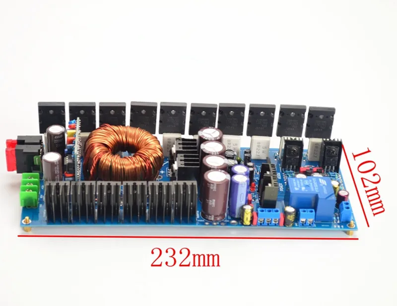 DC12V 500W подойдет как для повседневной носки, так ламповый усилитель аудио доска усилитель TTA1943 TTC5200 hi-fi звук музыки Динамик усилитель DIY домашнего театра