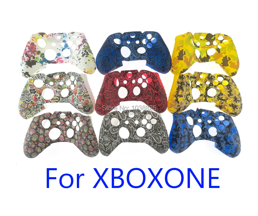 

10pcs For Xbox One Controller Gamepad Camo Silicone Cover Rubber Skin Grip Case Protective For XboxOne Controller