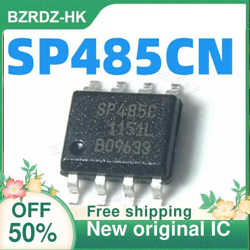 IC original novo, SP485CN, SOP8, SP485C, SP485CN-L, 10 PCes